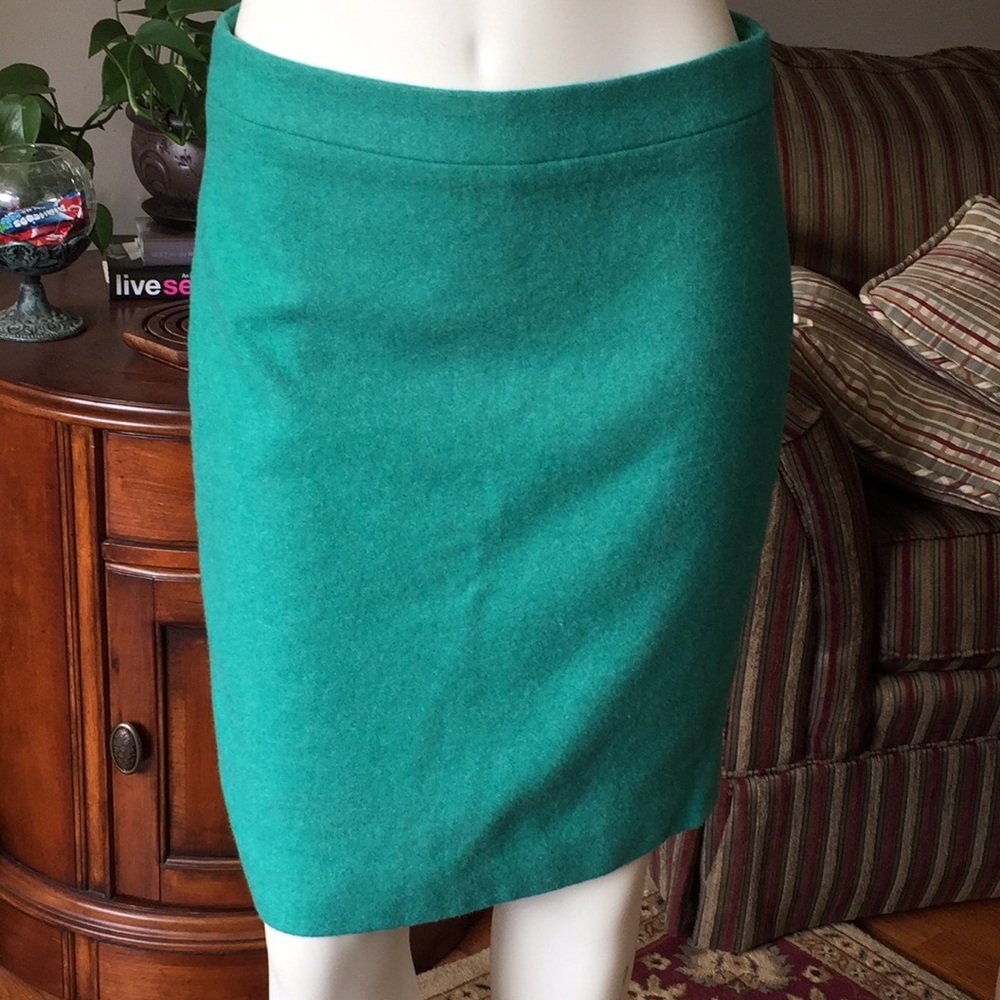 J Crew wool blend skirt